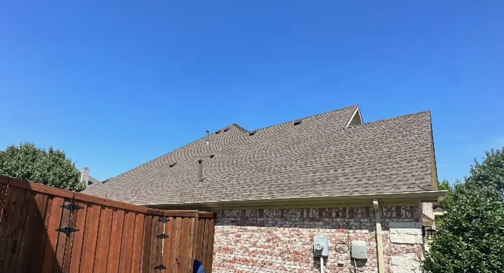 Completed roof replacement project in Hollister